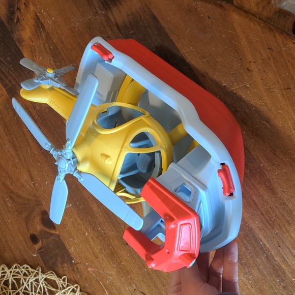 Green toys helicopter & boat - Picture 2 of 4